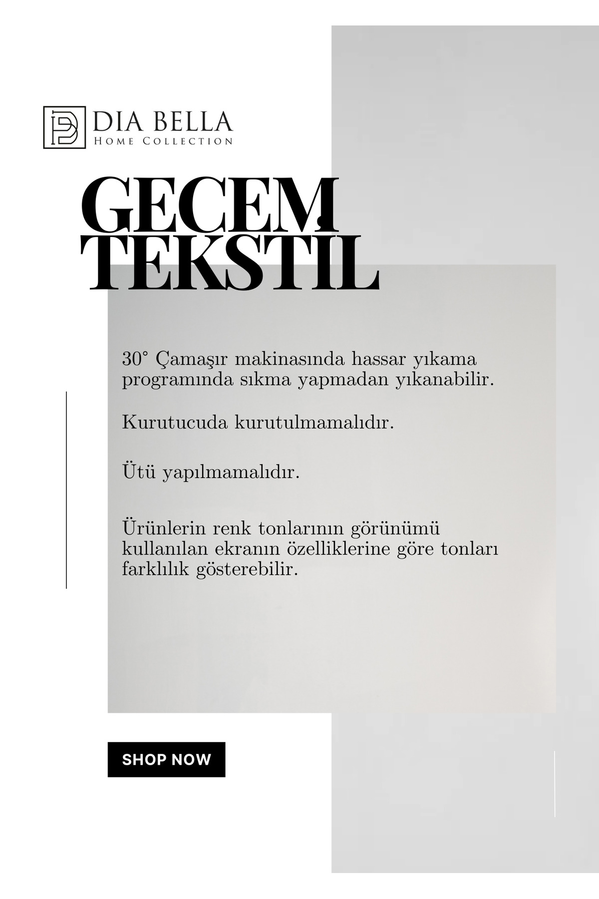 diabella Ponpon Desenli 3 Parça Çift Kişilik Yatak Örtüsü Krem - Görsel 3