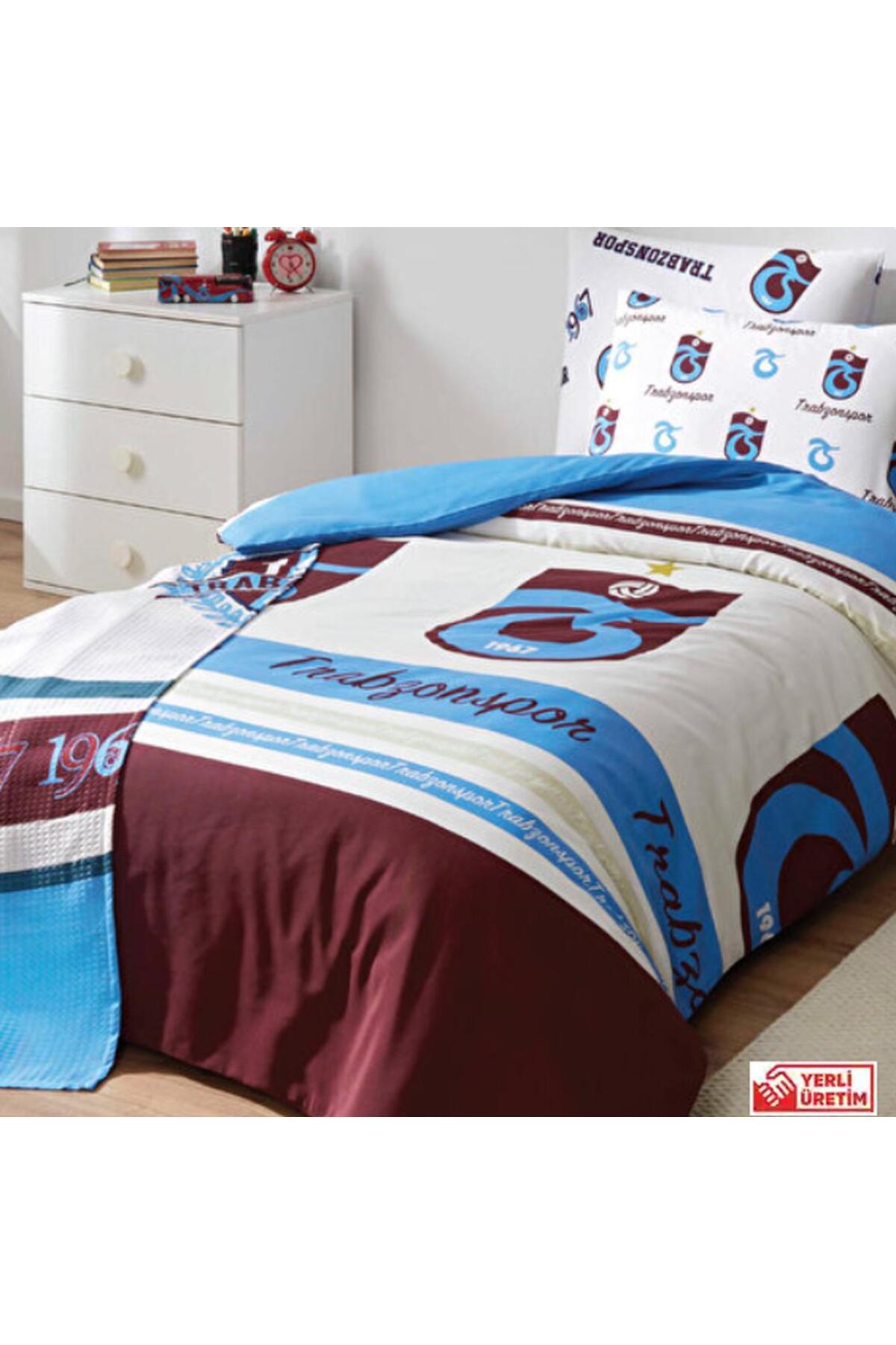 Trabzonspor Lisanslı Bandrollü Tek Kişilik Nevresim Seti – Karadeniz Fırtınası Yeni sezon