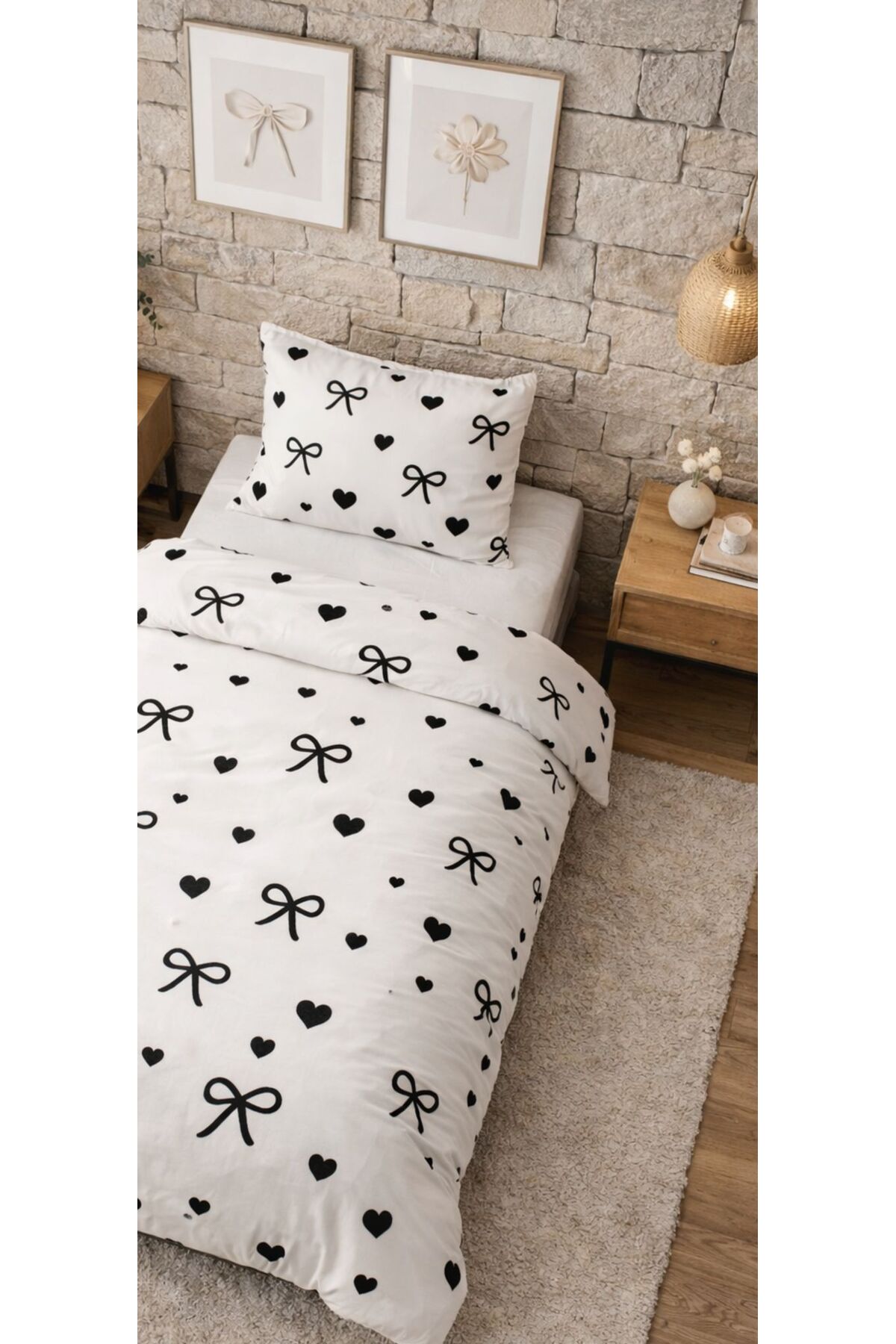 Sheri Home Yeni Tek Kişilik Nevresim Seti FİYONKMODEL82883737 - Görsel 3