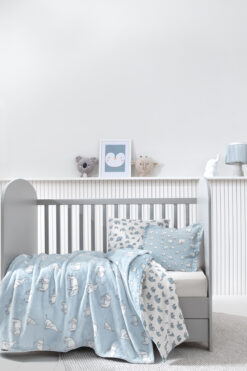 Yataş Mini Povey Wellsof Bebek Battaniyesi - Mavi