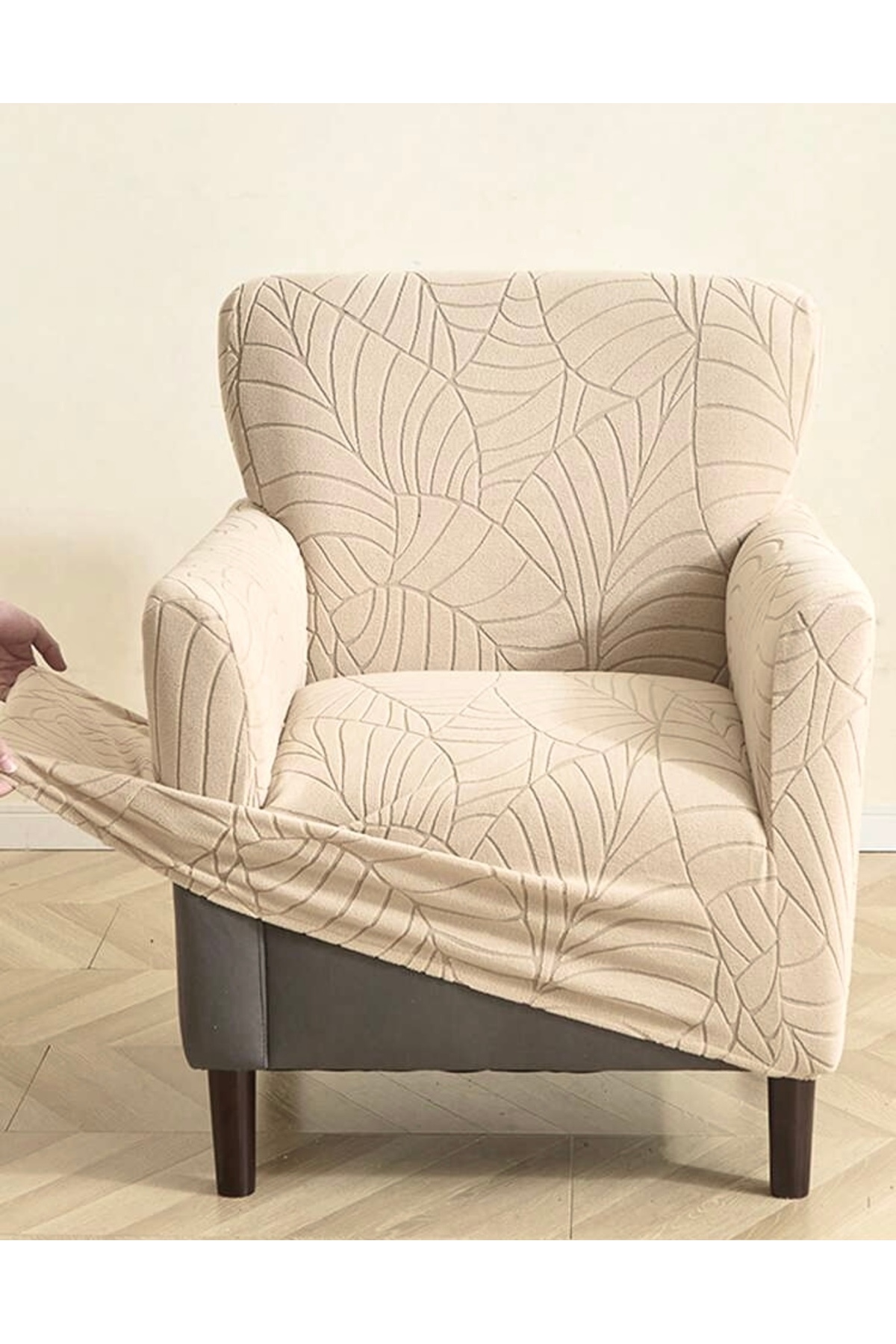 uzhanem yaprak desen Koltuk Kılıfı 3.2.1.1 Koltuk Örtüsü Takımı Ev Tekstili Ürünü - Görsel 2