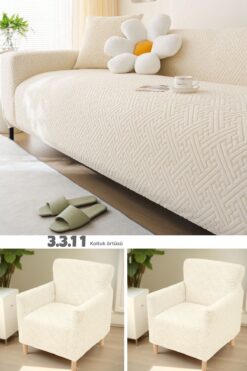 uzhanem jakarli koltuk örtüsü takımı 3.3.1.1 koltuk kılıfı sofa cover