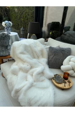 sevaradekor Peluş Örtü Kaymaz Koltuk Örtüsü Lolita Koltuk Örtüsü 160 X 100 Cm