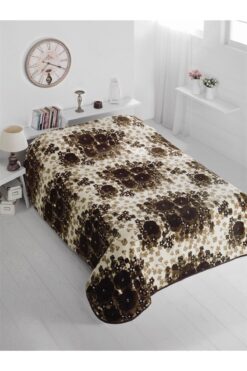 Sarar Çift Kişilik Battaniye- Bahar Kahverengi 4KG