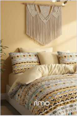 Rimo Home TEK KİŞİLİK NEVRESİM TAKIMI GOLD SERİSİ