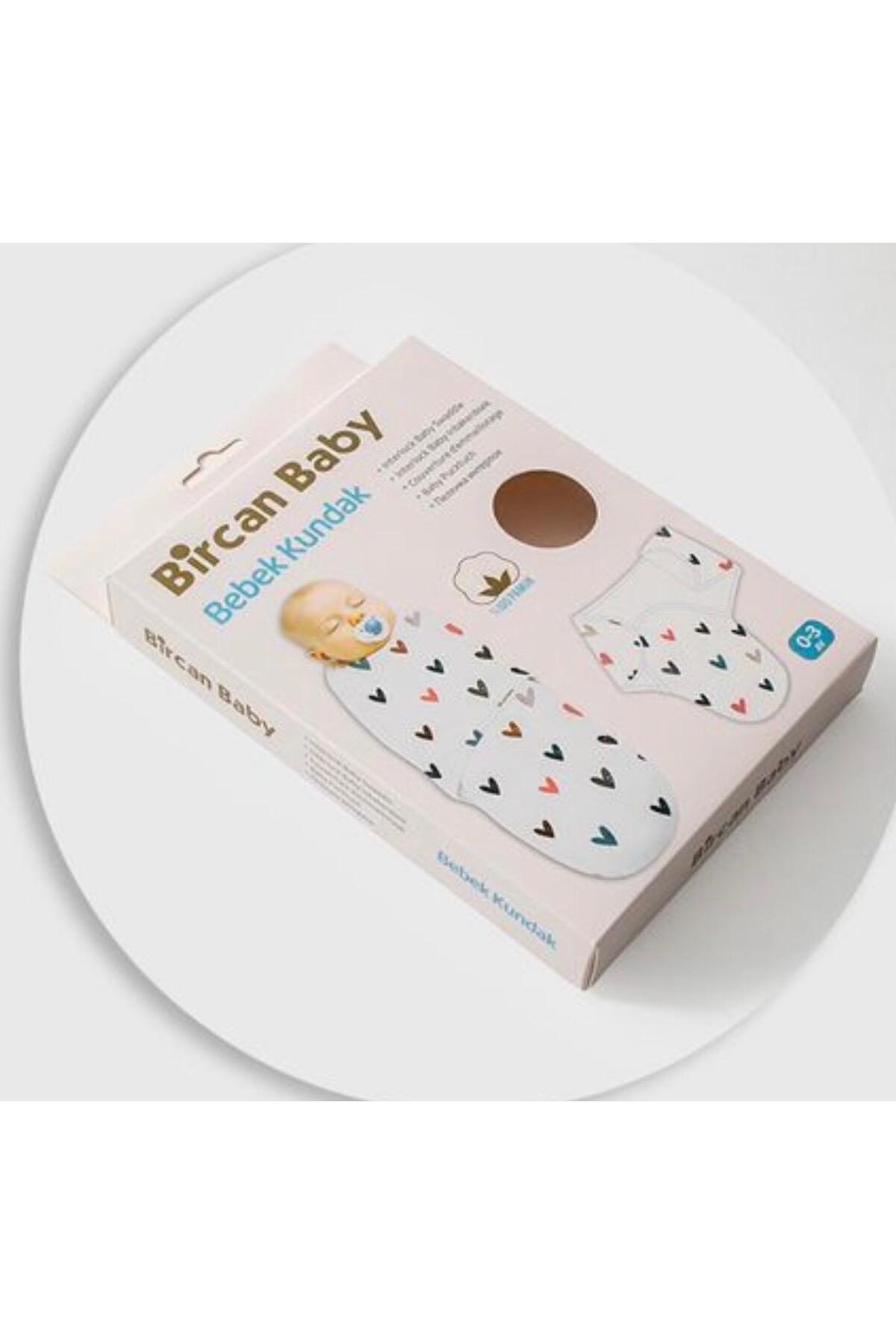 BİRCAN BABY Panda Desenli Yenidoğan Bebek Kundak - Görsel 3