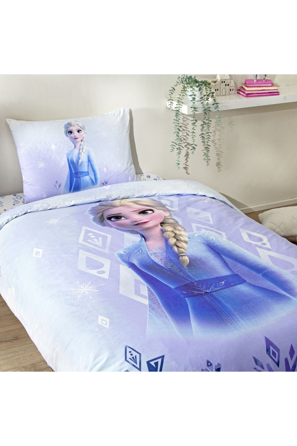 Taç Taç Lisanslı Disney Frozen Diamond Tek Kişilik Pamuk Nevresim Takımı - Görsel 2