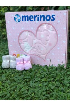 Merinos Baby Embos Bebek Battaniyesi