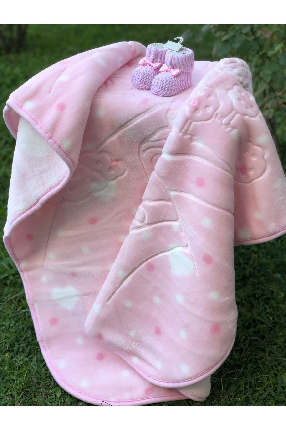 Merinos Baby Embos Bebek Battaniyesi - Görsel 3