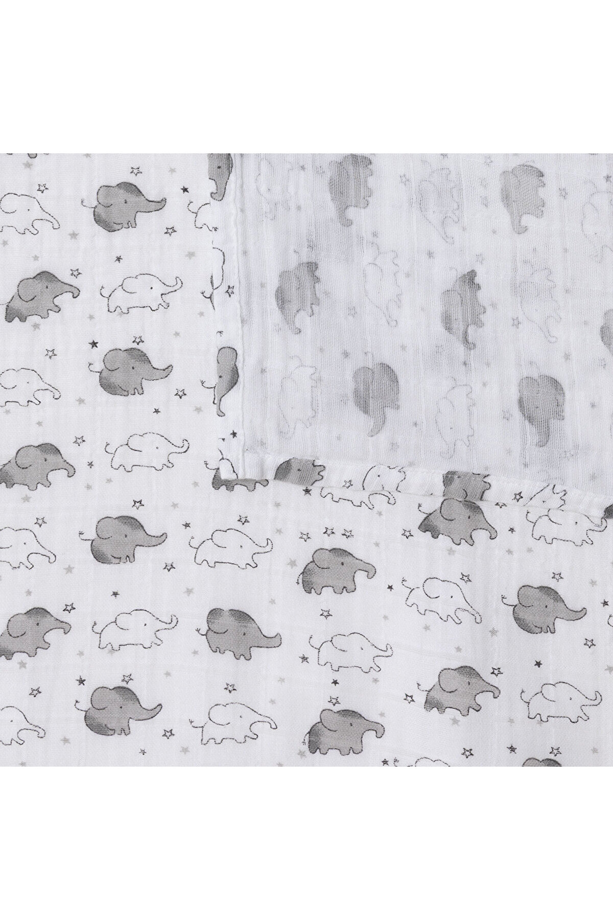 Little Dreams ebebek Little Dreams Erkek Bebek Müslin Battaniye 100x100 - Görsel 2