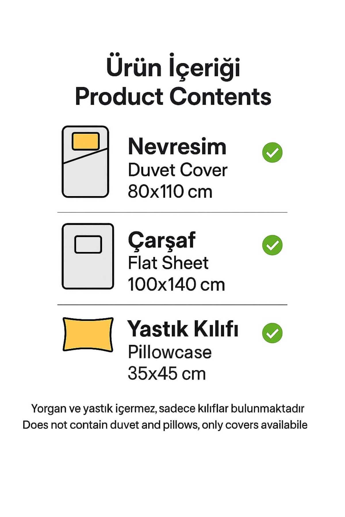 Bebek Özel Bebek Çocuk Nevresim Takımı 70x110 Park Beşik Için Gökkuşağı Mavi - Görsel 2