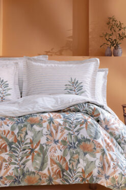 Yataş Amy Çift Kişilik Ranforce Nevresim Seti - Turuncu