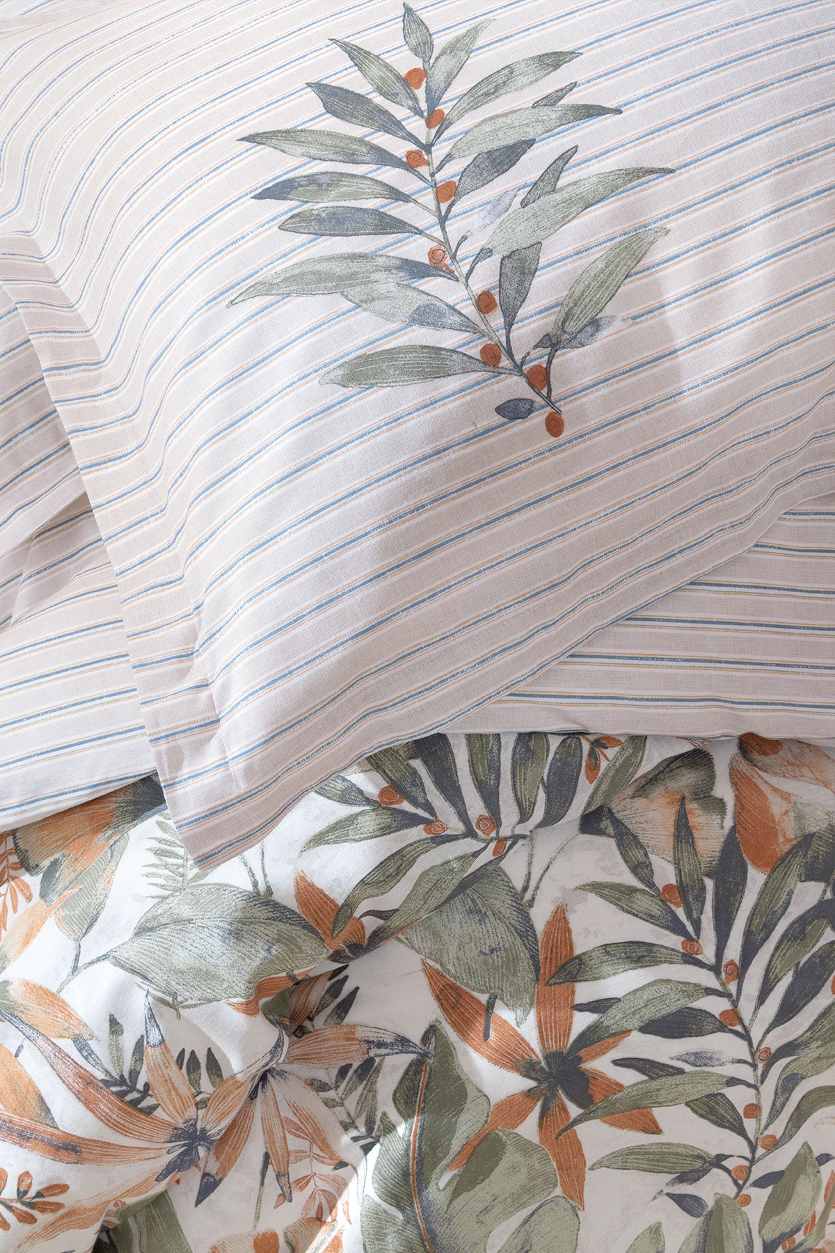 Yataş Amy Çift Kişilik Ranforce Nevresim Seti - Turuncu - Görsel 2