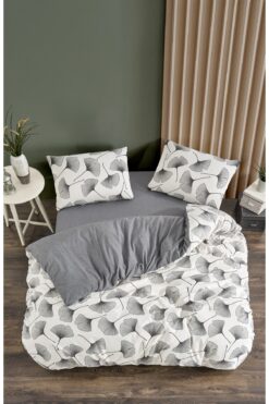 Valezium POPPY Tek Kişilik Desenli Nevresim Takımı Lastikli Çarşaf Ve 1 Yastık Kılıfı