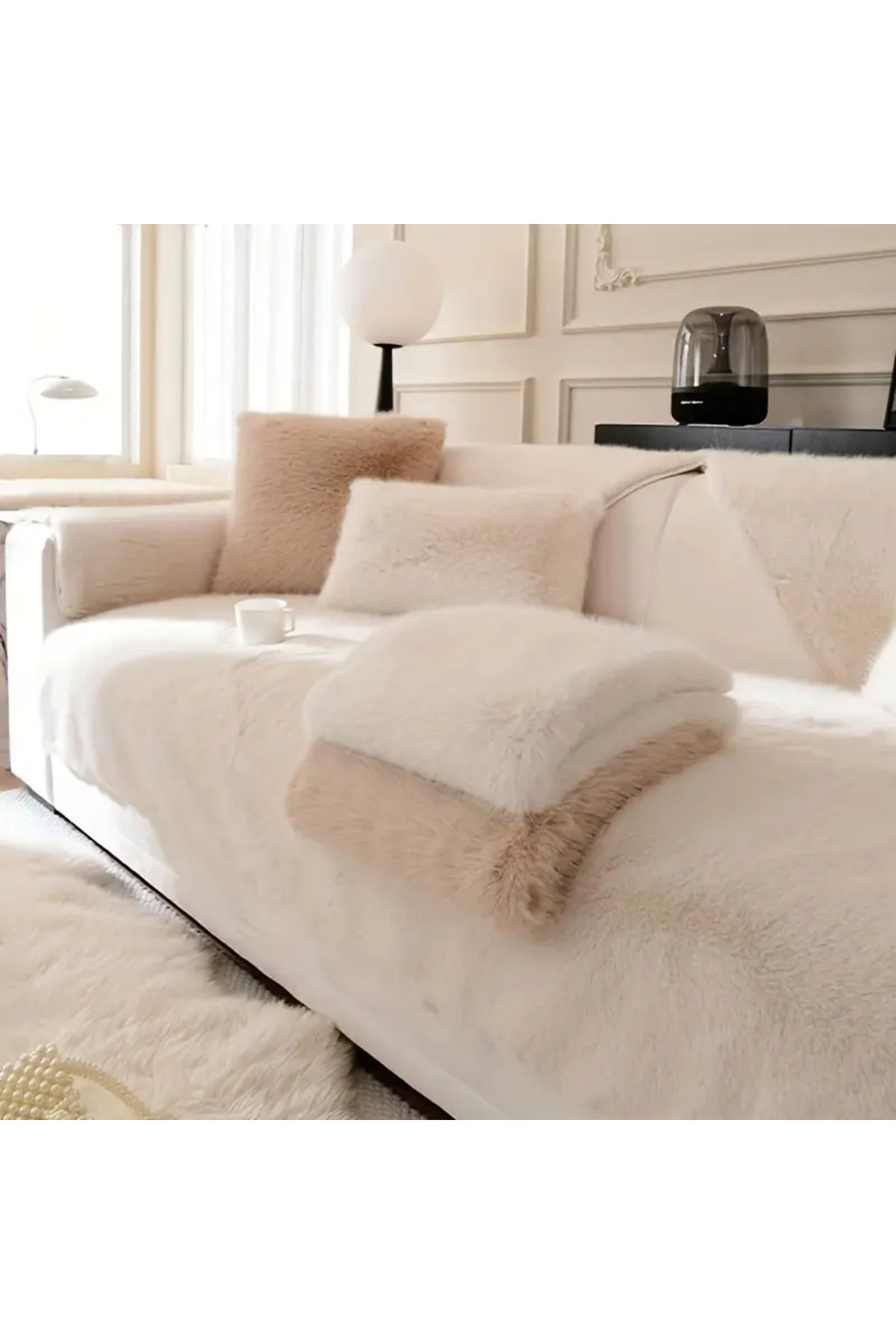 baladı home ev tekstil home collection kalın peluş koltuk örtüsü oturma alanı sadece kalite ve yumuşak ürün ölçüm 75 x 190 cm koltuk kılıf