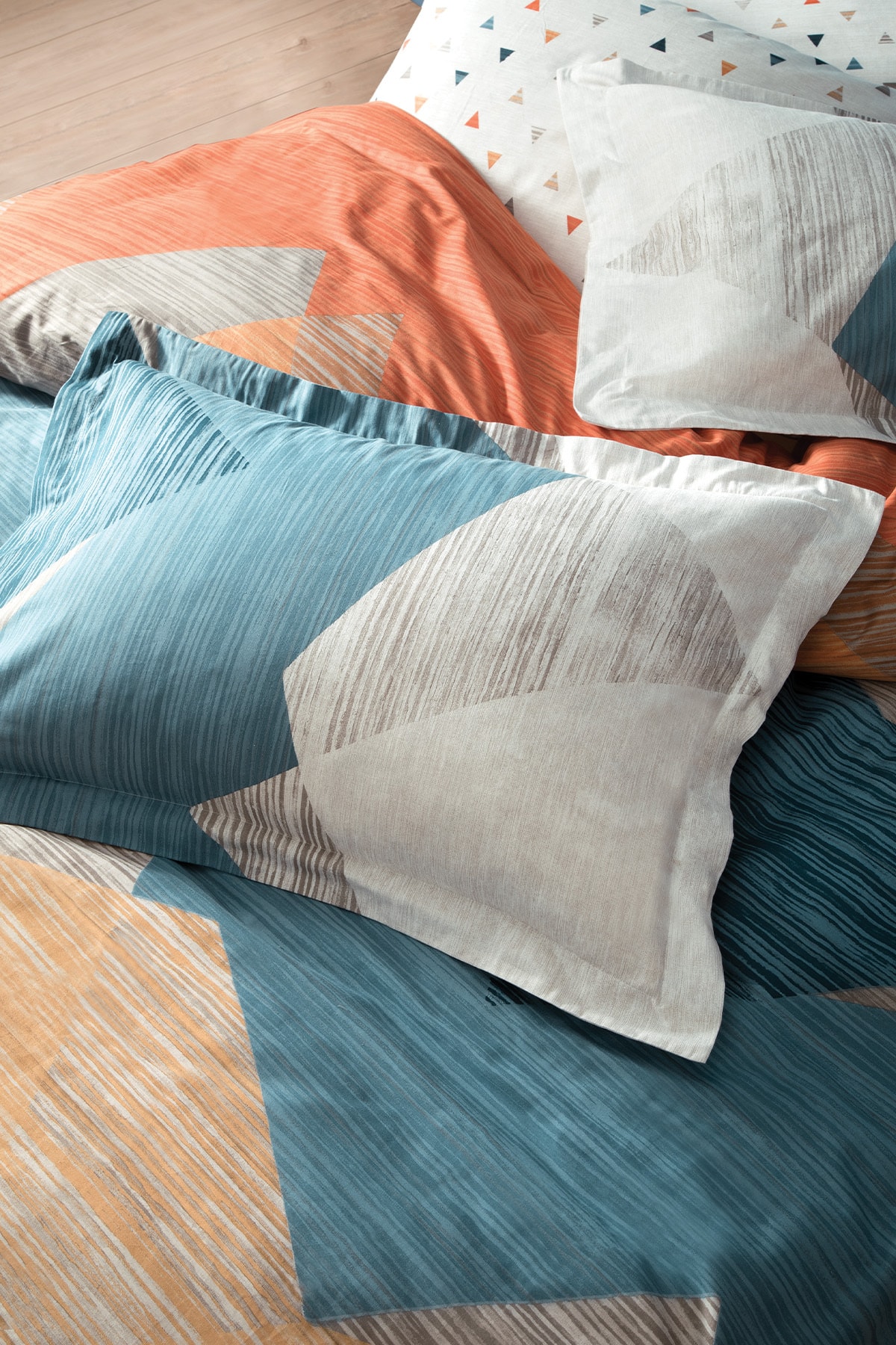 Yataş Aden Tek Kişilik Ranforce Nevresim Seti - Lacivert - Görsel 3