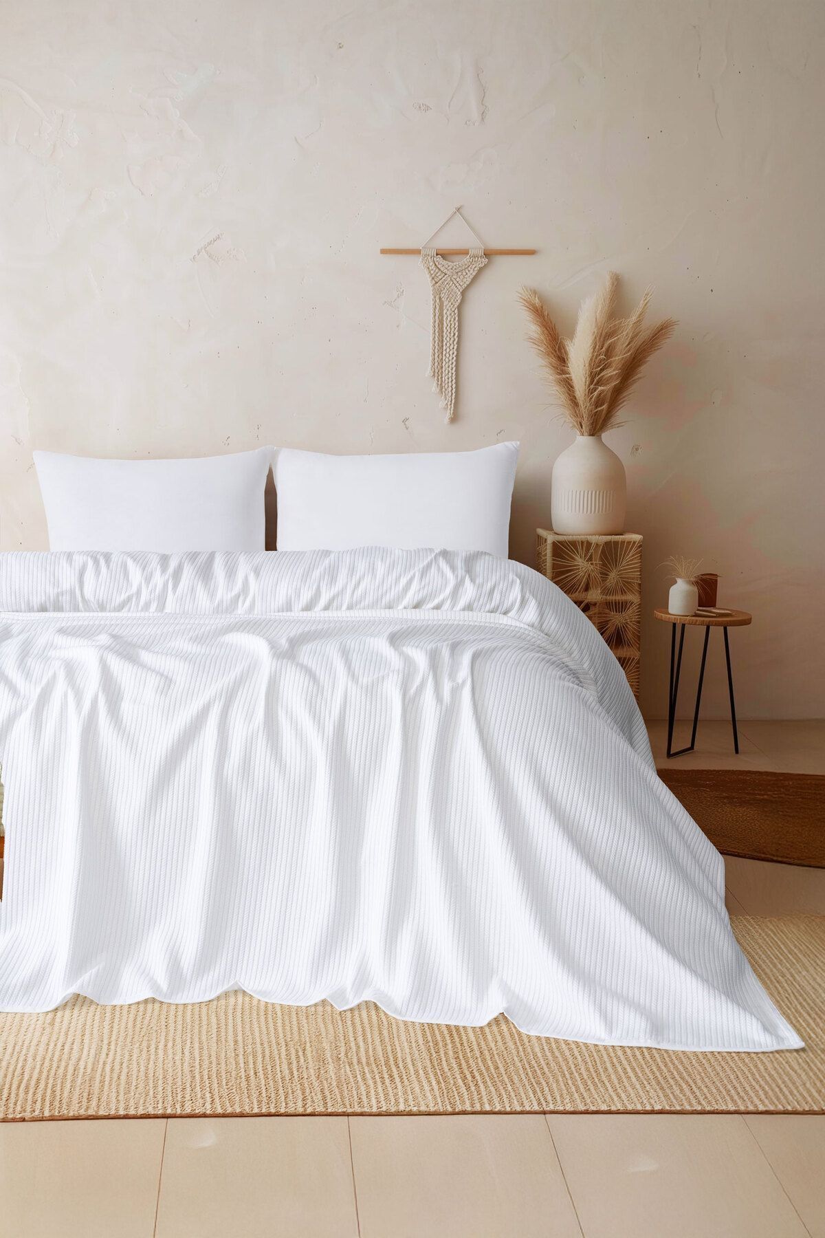 VAROL %100 Pamuk Örgü Pike | 220x240 cm | 1. Sınıf Kalite | 7 Renk Seçeneği