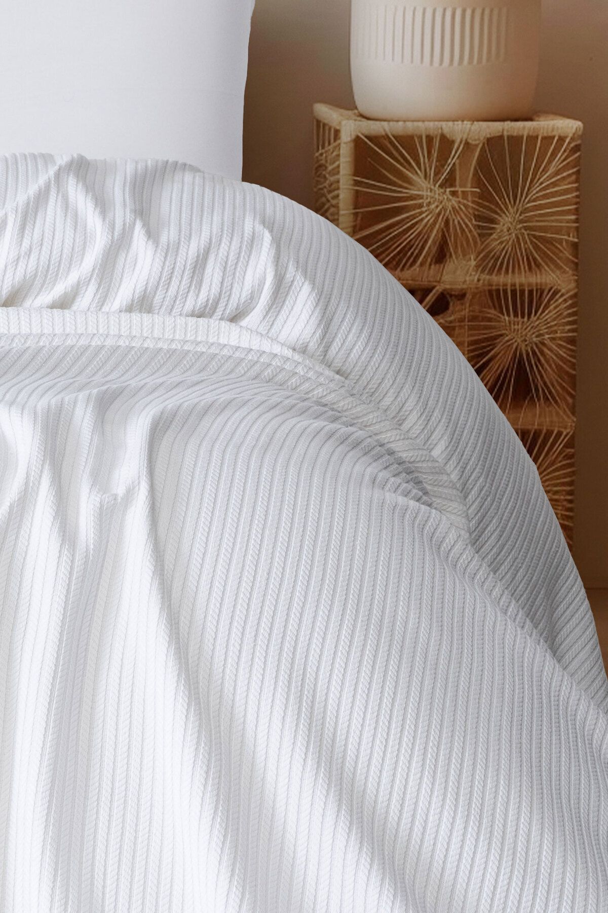 VAROL %100 Pamuk Örgü Pike | 220x240 cm | 1. Sınıf Kalite | 7 Renk Seçeneği - Görsel 2