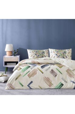 Taç Rafael Ranforce Çift Kişilik Nevresim Takımı Yeşil