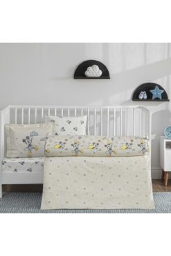 Taç Taç Lisanslı Disney Mickey Mouse Dream Baby Pamuk Bebek Nevresim Takımı