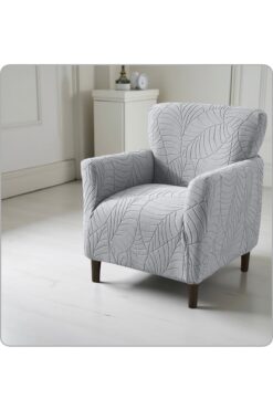 uzhanem Yaprak Desen Berjer Tek Kişilik Koltuk Örtüsü Koltuk Kılıfı