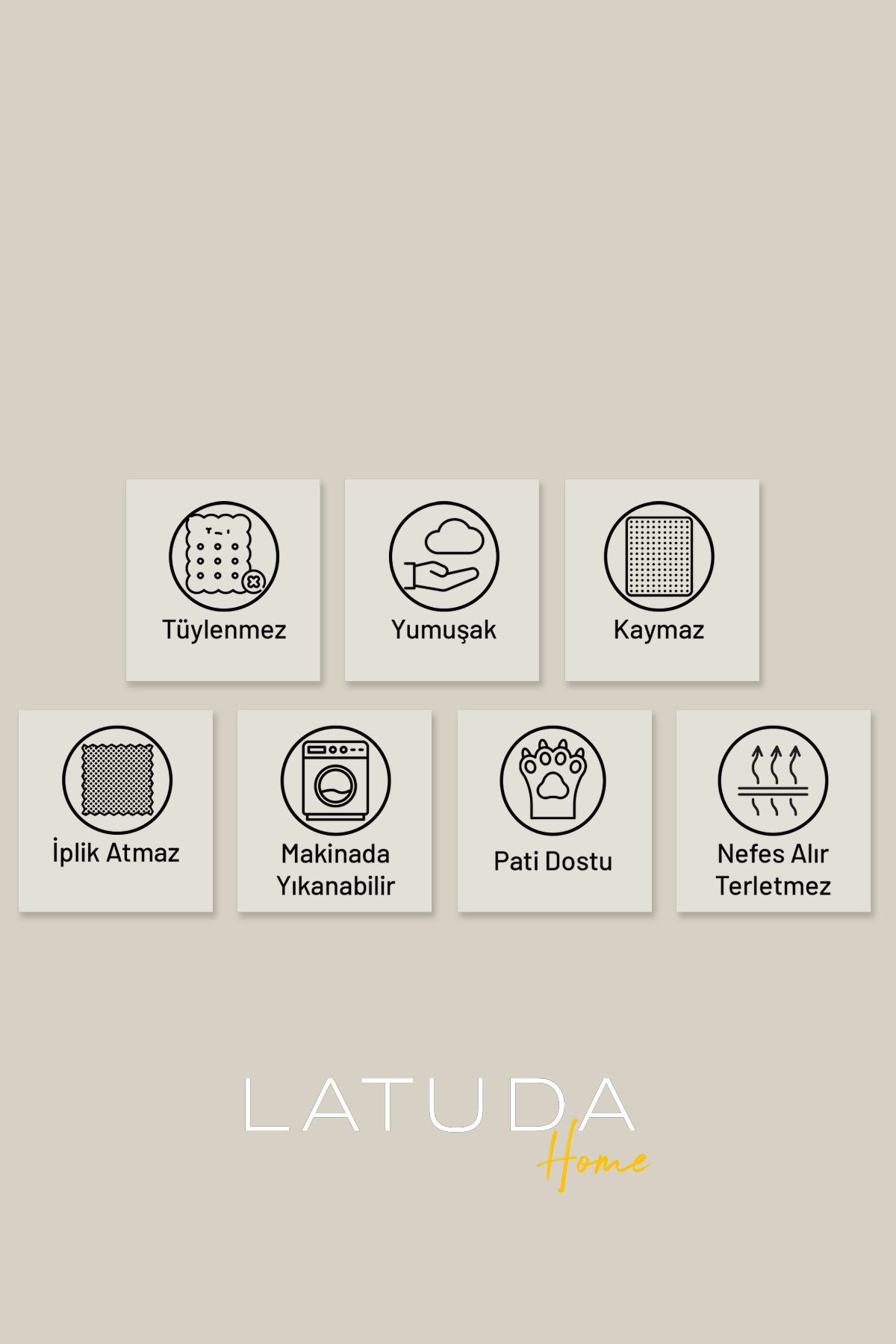 Latuda Home Premium Koltuk Örtüsü 175x215 Gramajlı Jakarlı Şönil Lacivert | Kanepe Örtüsü | Kaymaz - Görsel 3