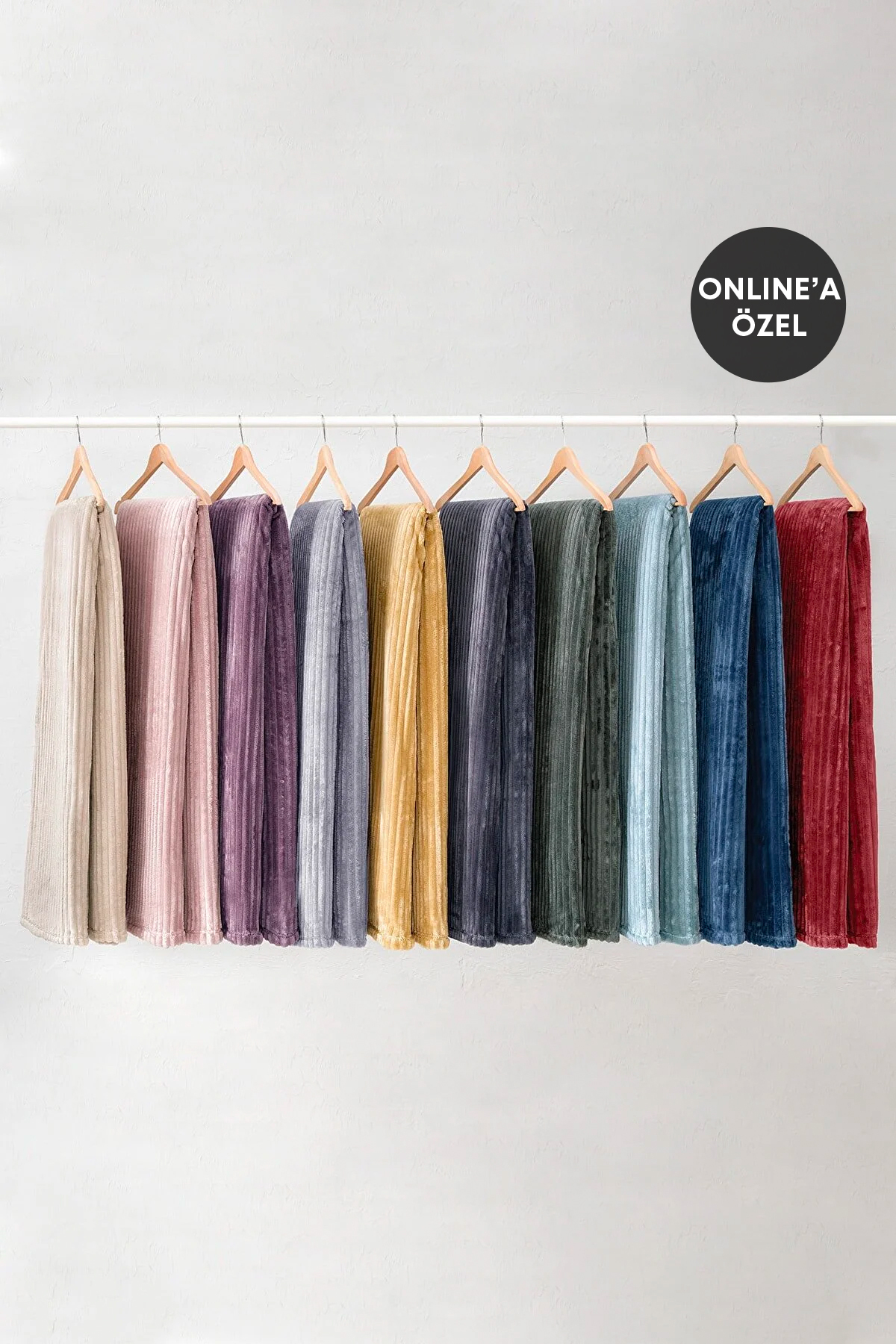 Yataş Holly Wellsoft Çift Kişilik Battaniye Gri - Görsel 3