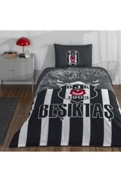 Taç Lisanslı Bjk Şanslı Kartal Nevresim Takımı Tek Kişilik