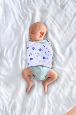 Messev Group Bebe Kundak Kemer 0-4 Ay Desenli Renkli Pamuk Yarım Kundak Kemer