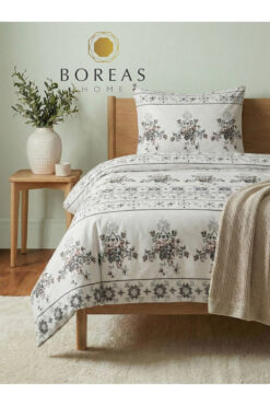 Boreas Home LYDİA Çarşafı Lastikli TEK Kişilik Nevresim Takımı