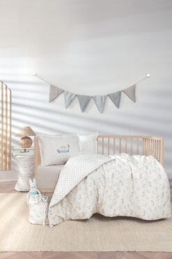 Yataş Mini Boone Bebek Organik Ranforce Nevresim Takımı - Bej