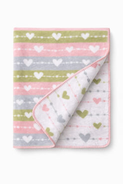 RUKİYE YAVUZ Pamuk Pazen Premium Pamuklu Kışlık Bebek Battaniyesi 95x120 cm – Yumuşak Dokulu, Özel Tasarım, Sıcak Tutan