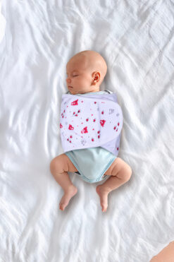 Messev Group Bebe Kundak Kemer 0-4 Ay Desenli Renkli Pamuk Yarım Kundak Kemer