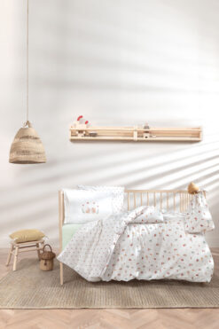 Yataş Mini Maples Bebek Organik Ranforce Nevresim Takımı - Ekru