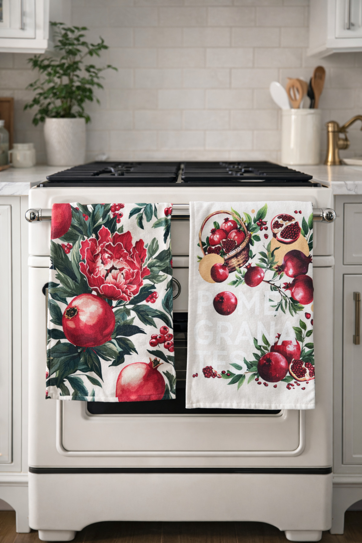 Pilloveland Desenli Mutfak Havlusu (2’li Set) | 30×50 cm - Narçiçeği