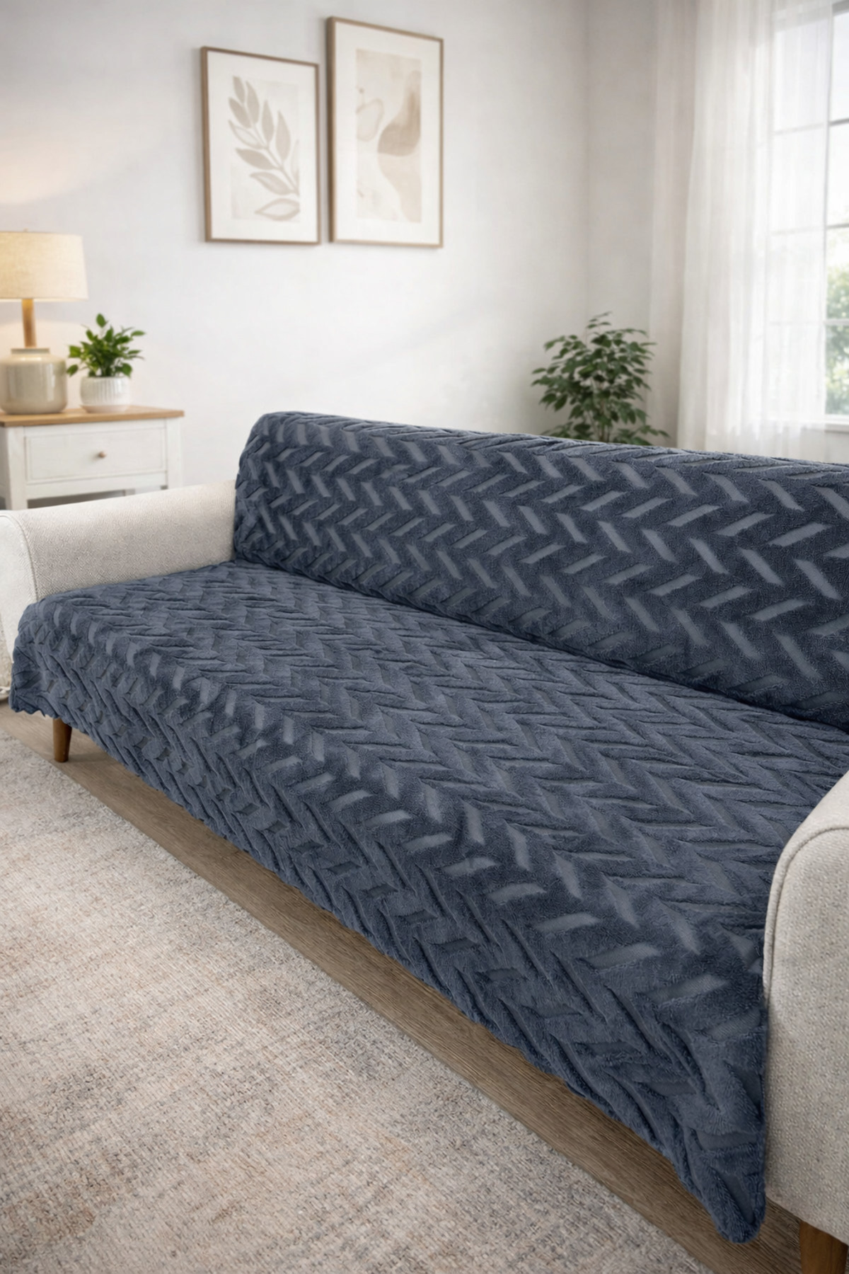 Faiend Yumuşacık Welsoft 3 Kişilik Koltuk Örtüsü Koltuk şalı ve 170x200