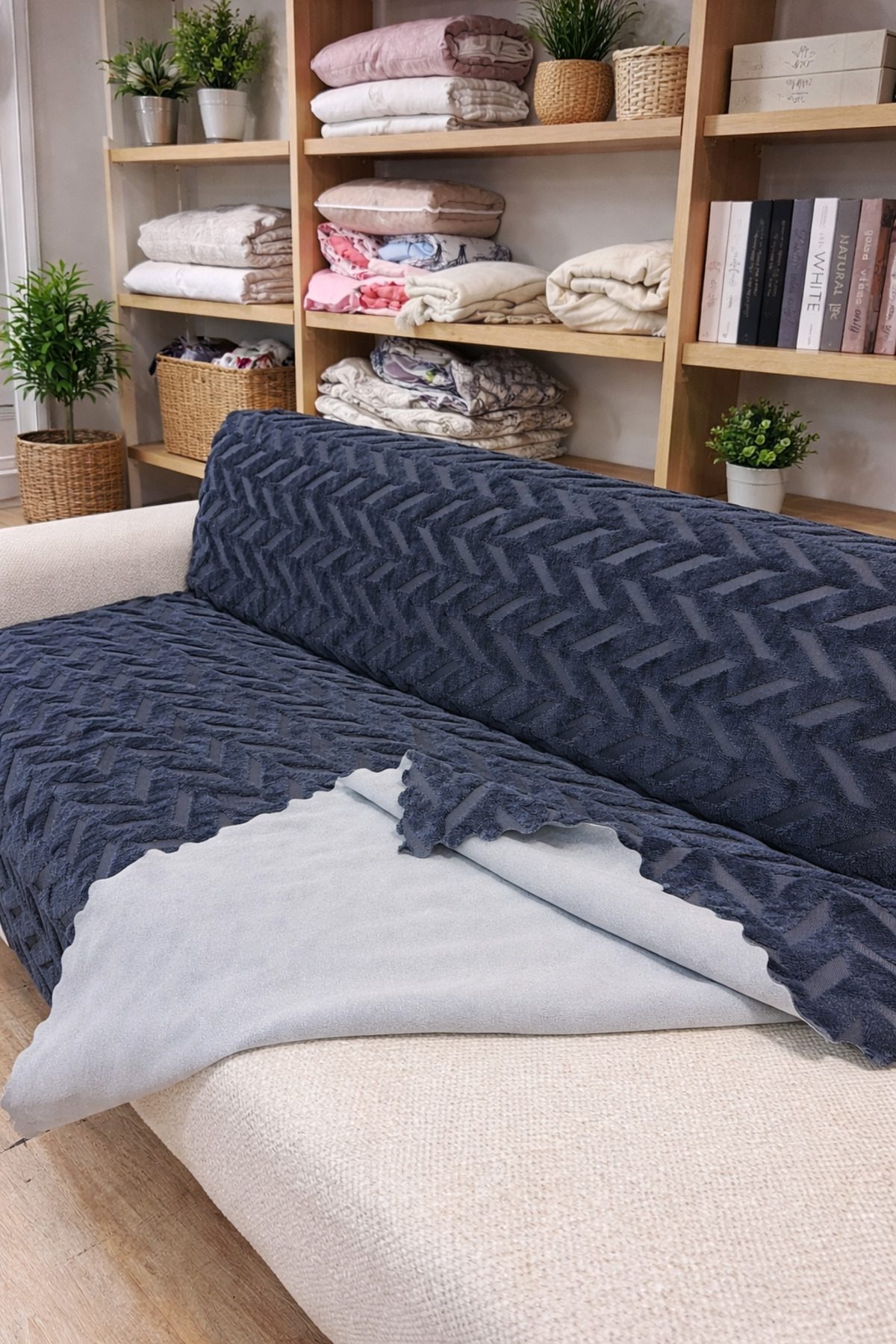 Faiend Yumuşacık Welsoft 3 Kişilik Koltuk Örtüsü Koltuk şalı ve 170x200 - Görsel 2