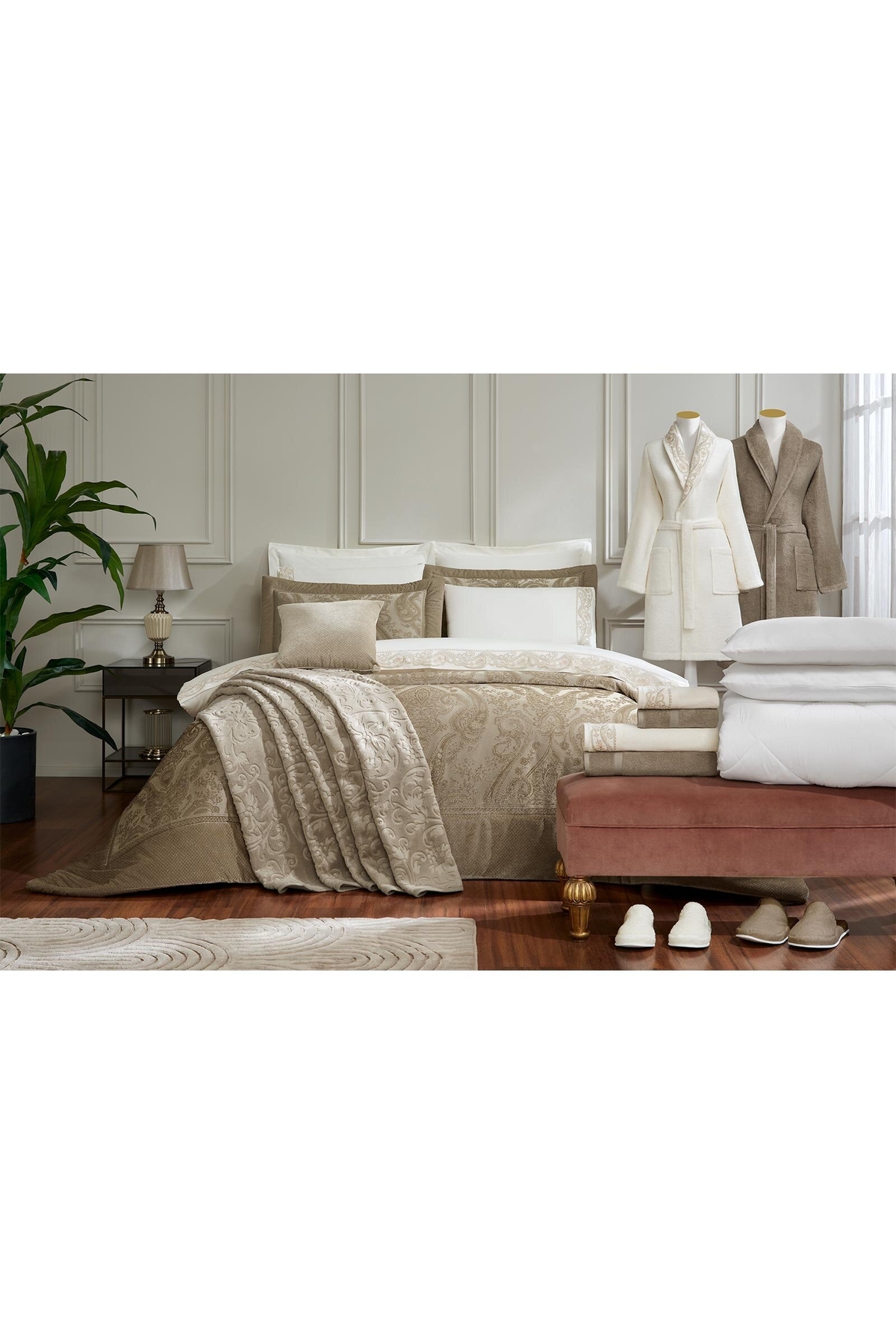 Özdilek Paisley Çift Kişilik Çeyiz Seti 27 Parça - Görsel 2