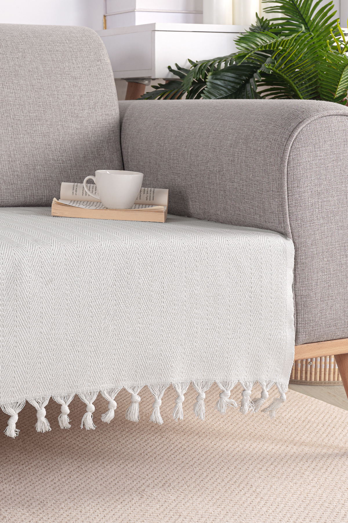 Viaden Ella Koltuk Örtüsü 100x200 cm - Görsel 2