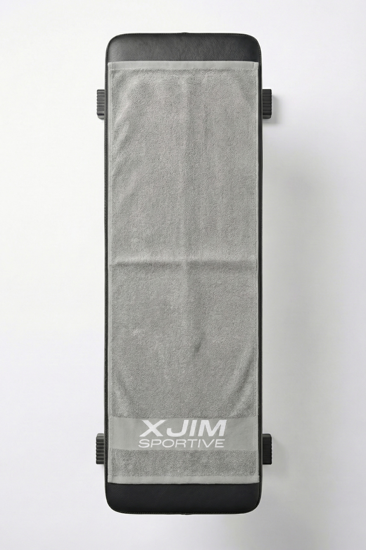 XJIM %100 Pamuk Gri Spor Sporcu Havlusu Fitness Antrenman Gym Boks İçin Ter Emici Havlu Yumuşak 30x100 - Görsel 3