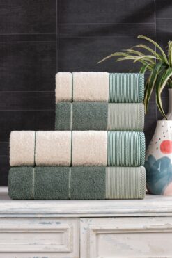 Casnack Afilli 4'lü Banyo Havlu Seti