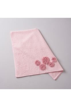 Linens Glace Pamuk 50x80 cm Yüz Havlusu Pudra