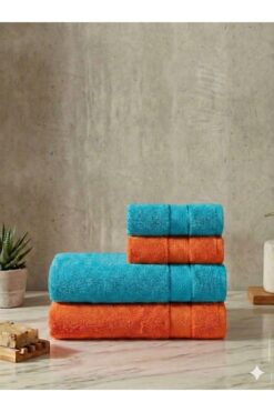 Pamira DİANA BANYO HAVLU TAKIMI (2 ADET EL ,YÜZ & BAŞ HAVLUSU + 2 ADET VÜCUT BANYO HAVLUSU)