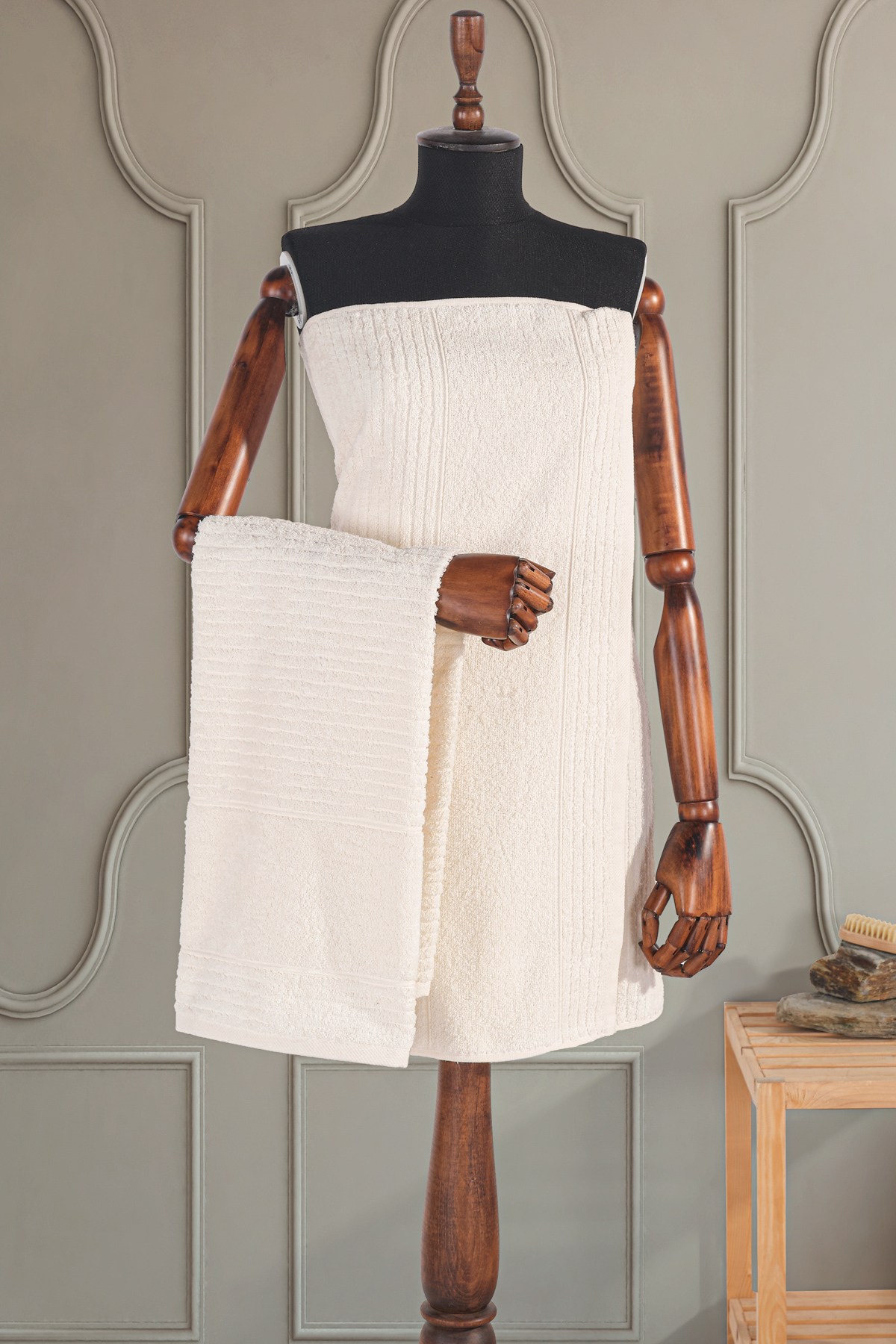 Güvenal Ece 4'lü Banyo Havlu Seti | Havlu | Banyo Havlusu I Hamam Seti I Çeyiz Havlusu - Görsel 2