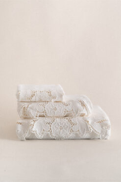 Nazik Home Hidiv Dantelli El Havlusu (30 x 50 cm)