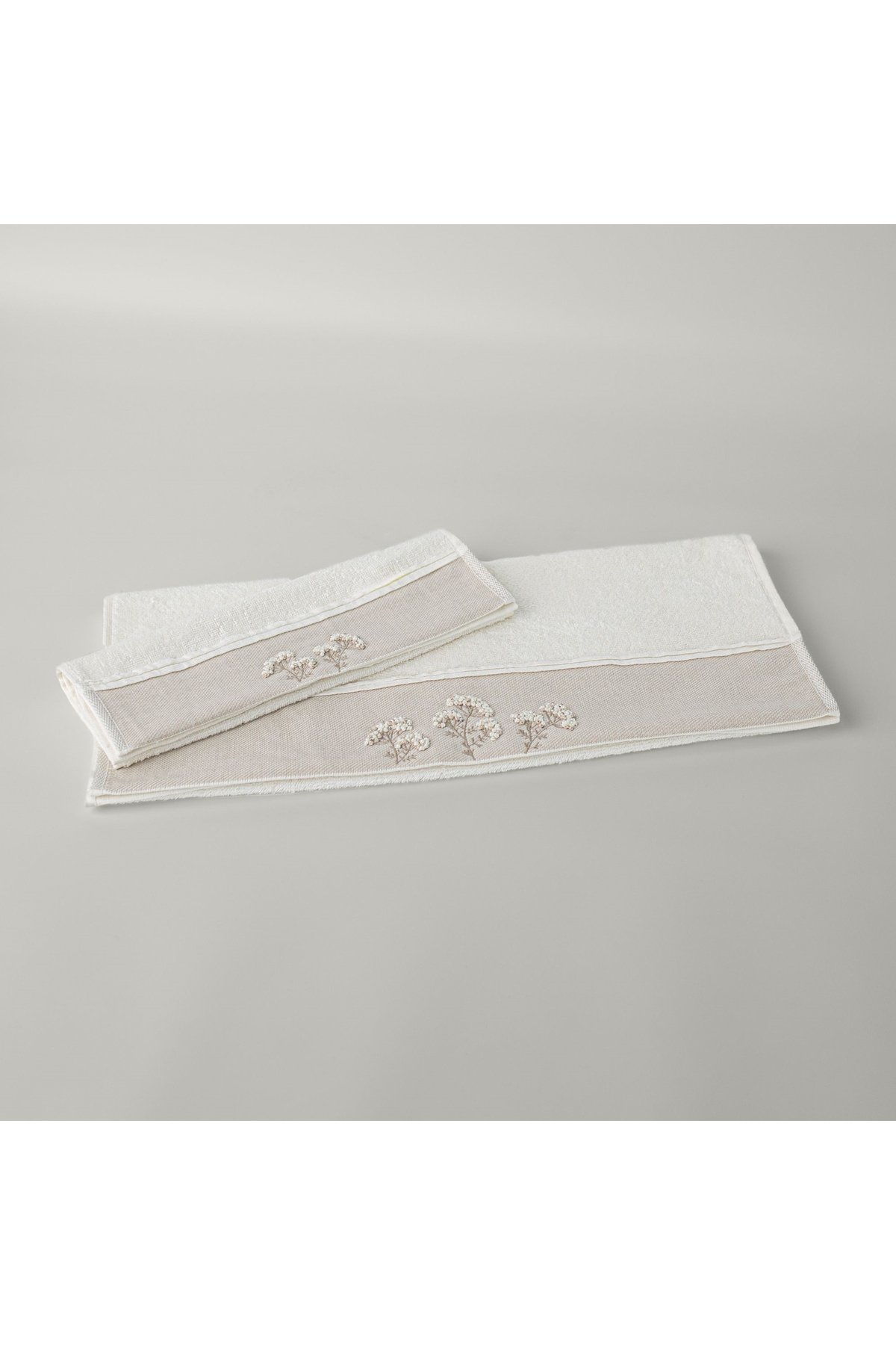 Linens Nora Bambu El Havlusu 30X45 Cm Ekru - Görsel 3