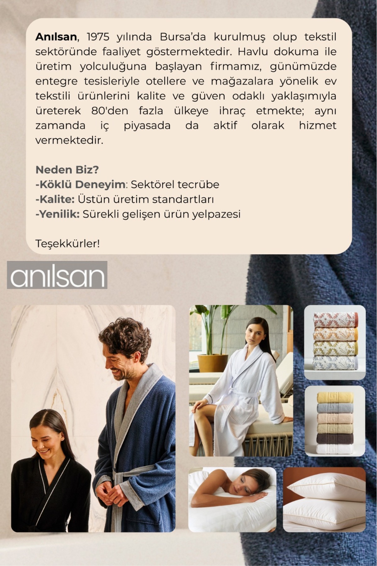 Anılsan Harmony Bej El Havlusu - 50x90 Cm, 230Gr, %100 Pamuk - Görsel 2