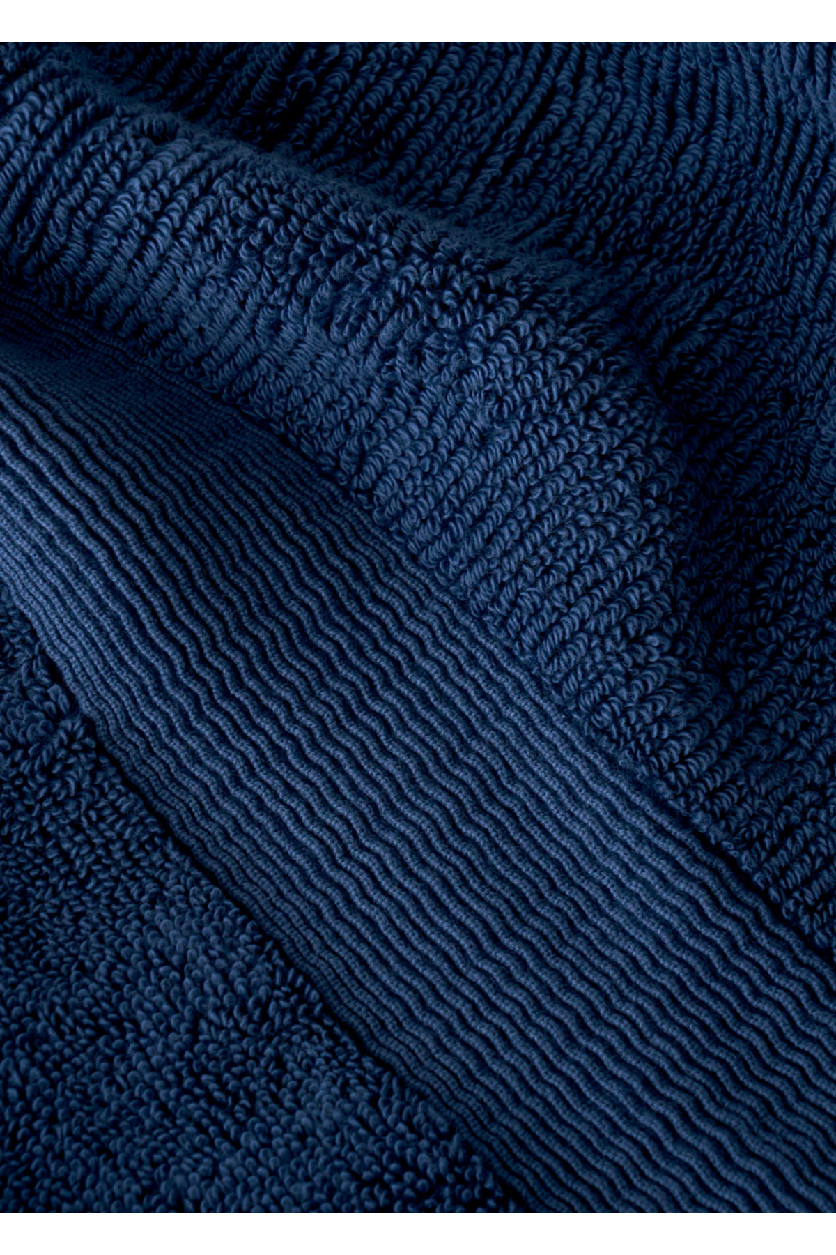 Bella Maison %100 Pamuk Juna Yüz Havlusu Lacivert (50x70 cm) - Görsel 2