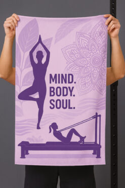 Piloji Spor Havlusu - Dijital Baskılı Hızlı Kuruyan Sporcu Havlusu - 50x90cm Gym Fitness Boks Havlusu