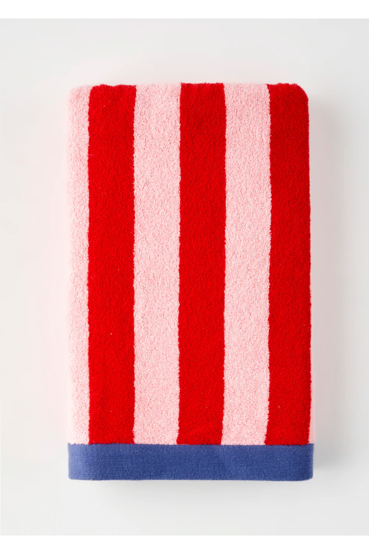 Bella Maison %100 Pamuk Line Banyo Havlusu Kırmızı (90x150 cm)